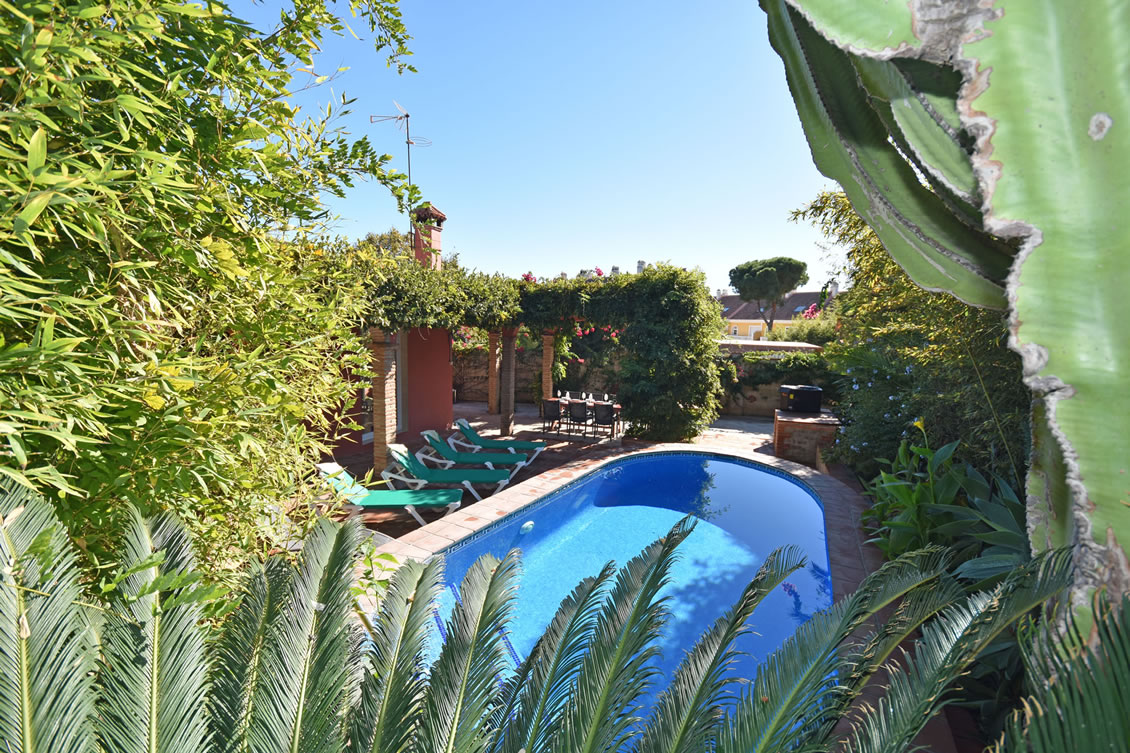 Pool View from the Entrance Gate